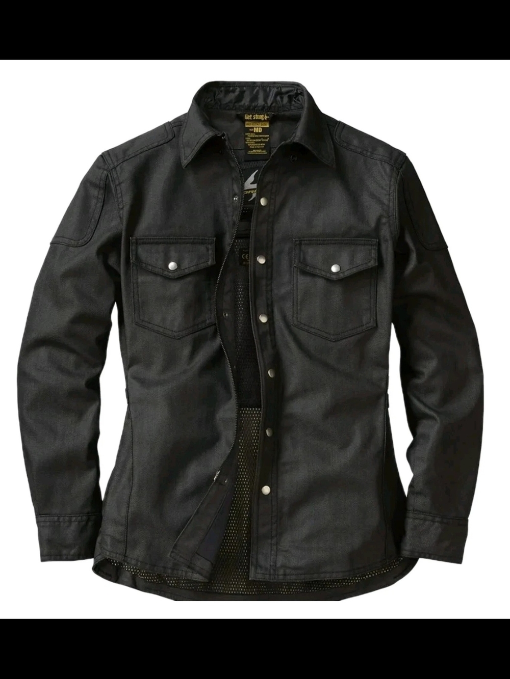 ScorpionEXO Covert Women's Wax Long Sleeve Motorcycle Denim Riding Size Large